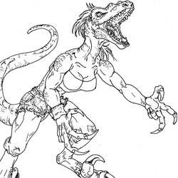 Coloring page: Dragon (Animals) #5766 - Printable coloring pages