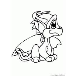Coloring page: Dragon (Animals) #5767 - Free Printable Coloring Pages
