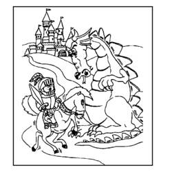 Coloring page: Dragon (Animals) #5776 - Free Printable Coloring Pages