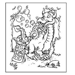 Coloring page: Dragon (Animals) #5781 - Free Printable Coloring Pages