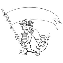 Coloring page: Dragon (Animals) #5783 - Free Printable Coloring Pages