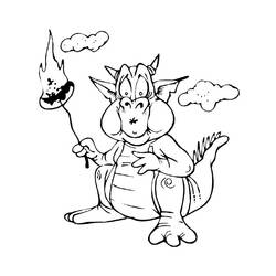 Coloring page: Dragon (Animals) #5815 - Free Printable Coloring Pages