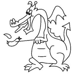 Coloring page: Dragon (Animals) #5823 - Free Printable Coloring Pages