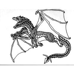 Coloring page: Dragon (Animals) #5825 - Printable coloring pages