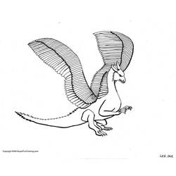 Coloring page: Dragon (Animals) #5863 - Free Printable Coloring Pages
