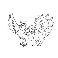 Coloring page: Dragon (Animals) #5881 - Free Printable Coloring Pages