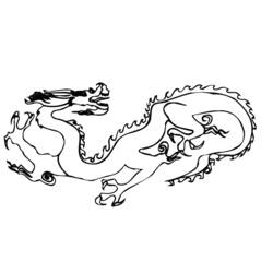 Coloring page: Dragon (Animals) #5894 - Free Printable Coloring Pages