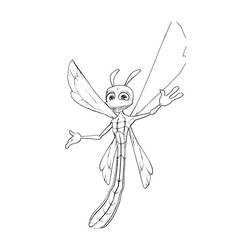 Coloring page: Dragonfly (Animals) #10009 - Free Printable Coloring Pages