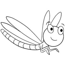 Coloring page: Dragonfly (Animals) #10017 - Free Printable Coloring Pages