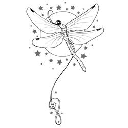 Coloring page: Dragonfly (Animals) #10020 - Free Printable Coloring Pages