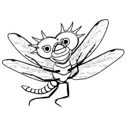 Coloring page: Dragonfly (Animals) #10038 - Free Printable Coloring Pages