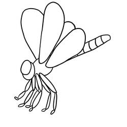 Coloring page: Dragonfly (Animals) #10043 - Free Printable Coloring Pages