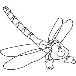 Coloring page: Dragonfly (Animals) #9889 - Printable coloring pages