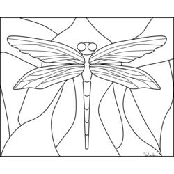 Coloring page: Dragonfly (Animals) #9894 - Free Printable Coloring Pages