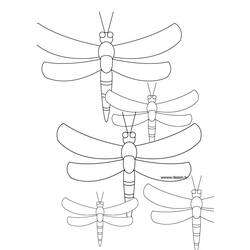 Coloring page: Dragonfly (Animals) #9903 - Free Printable Coloring Pages