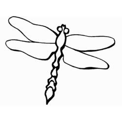 Coloring page: Dragonfly (Animals) #9912 - Free Printable Coloring Pages