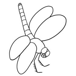 Coloring page: Dragonfly (Animals) #9937 - Free Printable Coloring Pages