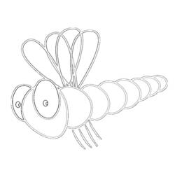 Coloring page: Dragonfly (Animals) #9943 - Free Printable Coloring Pages