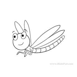 Coloring page: Dragonfly (Animals) #9978 - Printable coloring pages