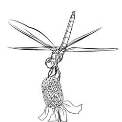 Coloring page: Dragonfly (Animals) #9980 - Free Printable Coloring Pages