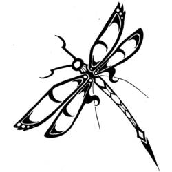 Coloring page: Dragonfly (Animals) #9984 - Printable coloring pages