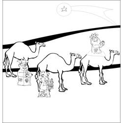 Coloring page: Dromedary (Animals) #5963 - Free Printable Coloring Pages