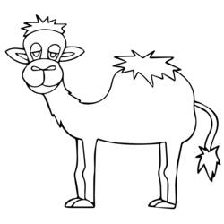 Coloring page: Dromedary (Animals) #6093 - Free Printable Coloring Pages