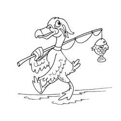 Coloring page: Duck (Animals) #1500 - Free Printable Coloring Pages