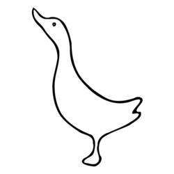 Coloring page: Duck (Animals) #1514 - Free Printable Coloring Pages