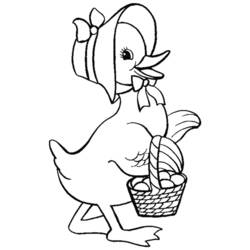 Coloring page: Duck (Animals) #1519 - Printable coloring pages