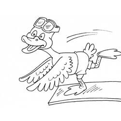 Duck (Animals) coloring page #185479 to print and color