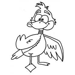 Duck (Animals) coloring page #185482 to print and color