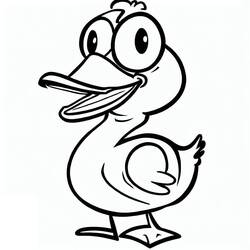 Duck (Animals) coloring page #185484 to print and color