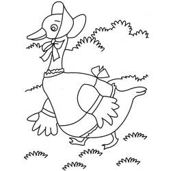 Duck (Animals) coloring page #185486 to print and color