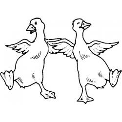 Duck (Animals) coloring page #185489 to print and color