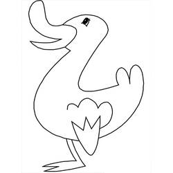 Duck (Animals) coloring page #185498 to print and color
