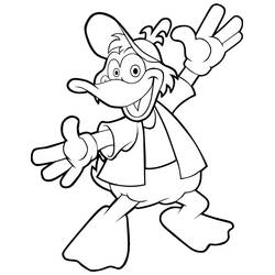 Duck (Animals) coloring page #185511 to print and color