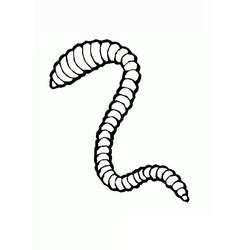 Earthworm (Animals) coloring page #214600 to print and color