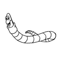 Earthworm (Animals) coloring page #214601 to print and color