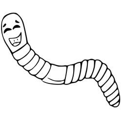 Earthworm (Animals) coloring page #214604 to print and color