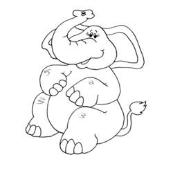 Coloring page: Elephant (Animals) #6308 - Free Printable Coloring Pages