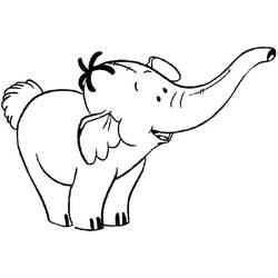 Coloring page: Elephant (Animals) #6319 - Printable coloring pages