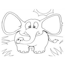 Coloring page: Elephant (Animals) #6330 - Free Printable Coloring Pages