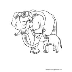 Coloring page: Elephant (Animals) #6337 - Free Printable Coloring Pages
