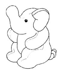 Coloring page: Elephant (Animals) #6353 - Free Printable Coloring Pages