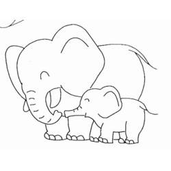 Coloring page: Elephant (Animals) #6355 - Free Printable Coloring Pages