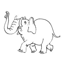 Coloring page: Elephant (Animals) #6356 - Free Printable Coloring Pages