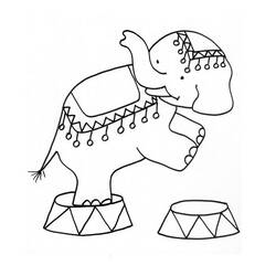 Coloring page: Elephant (Animals) #6368 - Free Printable Coloring Pages