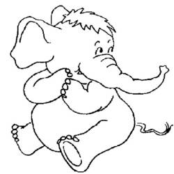 Coloring page: Elephant (Animals) #6379 - Free Printable Coloring Pages