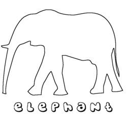 Coloring page: Elephant (Animals) #6414 - Free Printable Coloring Pages